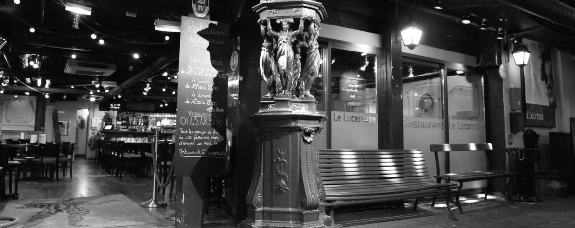 Photo de l'intérieur du restaurant le lucernaire